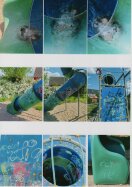 Foto: Vandalismus an Spielplatzrutsche 